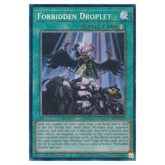 Yu-Gi-Oh! - 25th Anniversary Rarity Collection - Forbidden Droplet (Collector's Rare) RA01-EN064-CR