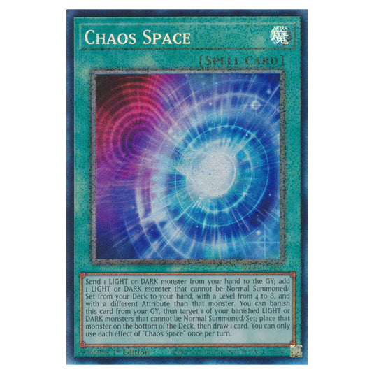 Yu-Gi-Oh! - 25th Anniversary Rarity Collection - Chaos Space (Collector's Rare) RA01-EN065-CR