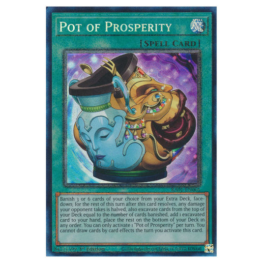 Yu-Gi-Oh! - 25th Anniversary Rarity Collection - Pot of Prosperity (Collector's Rare) RA01-EN066-CR