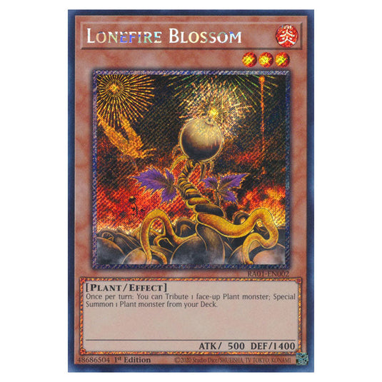 Yu-Gi-Oh! - 25th Anniversary Rarity Collection - Lonefire Blossom (Platinum Rare) RA01-EN002-PR