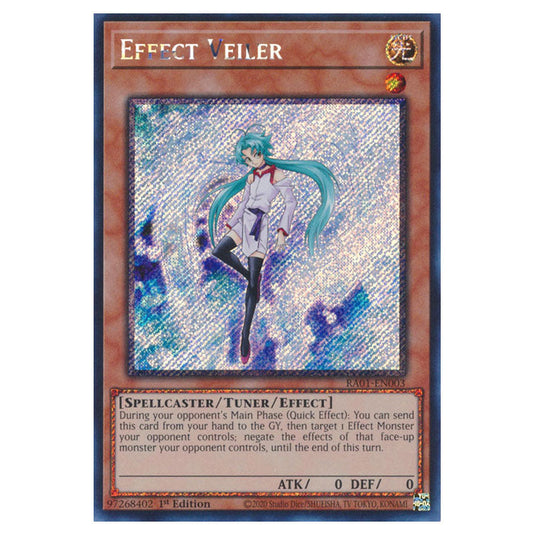 Yu-Gi-Oh! - 25th Anniversary Rarity Collection - Effect Veiler (Platinum Rare) RA01-EN003-PR