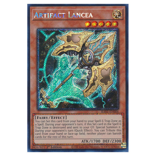 Yu-Gi-Oh! - 25th Anniversary Rarity Collection - Artifact Lancea (Platinum Rare) RA01-EN006-PR