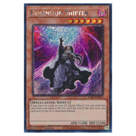 Yu-Gi-Oh! - 25th Anniversary Rarity Collection - Dimension Shifter (Platinum Rare) RA01-EN014-PR