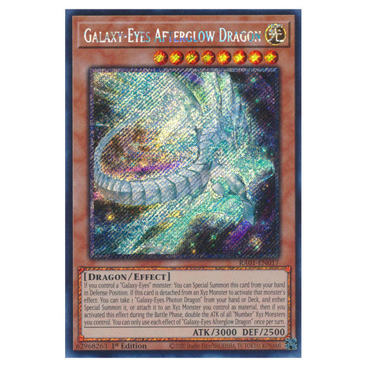 Yu-Gi-Oh! - 25th Anniversary Rarity Collection - Galaxy-Eyes Afterglow Dragon (Platinum Rare) RA01-EN017-PR