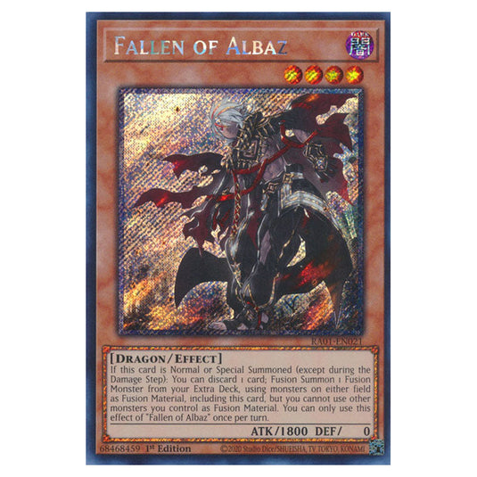 Yu-Gi-Oh! - 25th Anniversary Rarity Collection - Fallen of Albaz (Platinum Rare) RA01-EN021-PR