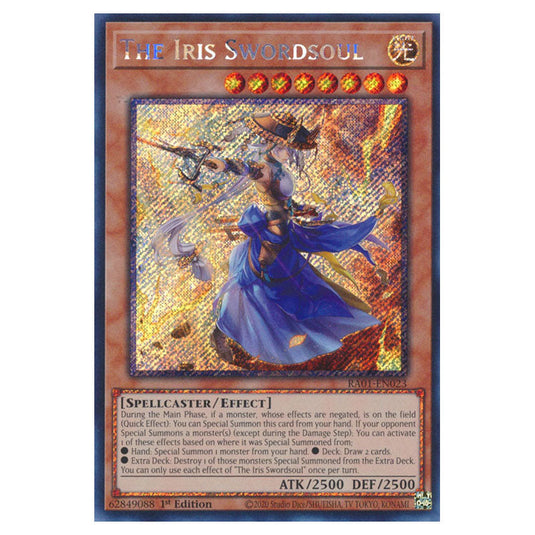 Yu-Gi-Oh! - 25th Anniversary Rarity Collection - The Iris Swordsoul (Platinum Rare) RA01-EN023-PR