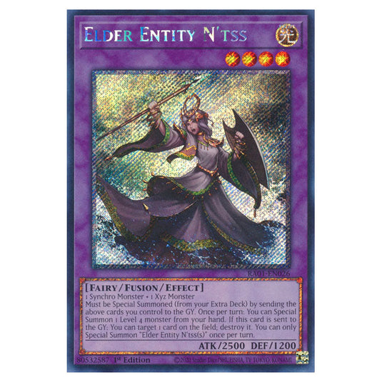 Yu-Gi-Oh! - 25th Anniversary Rarity Collection - Elder Entity N'tss (Platinum Rare) RA01-EN026-PR