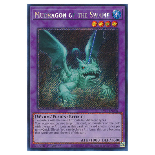 Yu-Gi-Oh! - 25th Anniversary Rarity Collection - Mudragon of the Swamp (Platinum Rare) RA01-EN028-PR