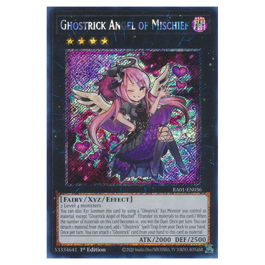 Yu-Gi-Oh! - 25th Anniversary Rarity Collection - Ghostrick Angel of Mischief (Platinum Rare) RA01-EN036-PR