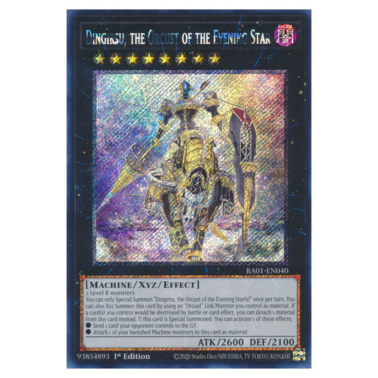 Yu-Gi-Oh! - 25th Anniversary Rarity Collection - Dingirsu, the Orcust of the Evening Star (Platinum Rare) RA01-EN040-PR
