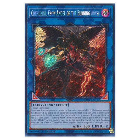 Yu-Gi-Oh! - 25th Anniversary Rarity Collection - Cherubini, Ebon Angel of the Burning Abyss (Platinum Rare) RA01-EN042-PR