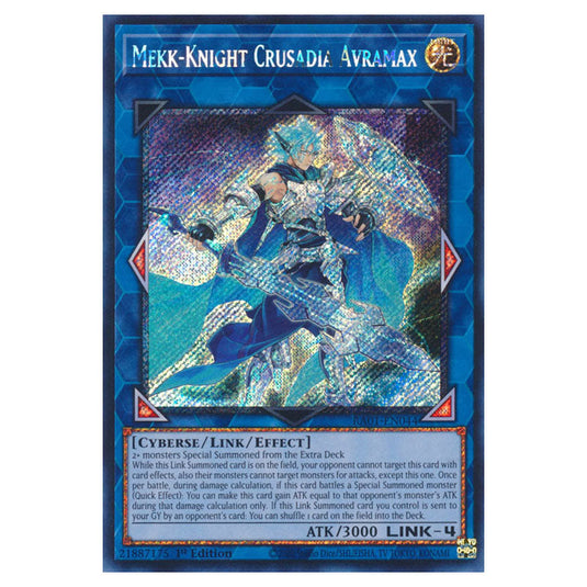Yu-Gi-Oh! - 25th Anniversary Rarity Collection - Mekk-Knight Crusadia Avramax (Platinum Rare) RA01-EN044-PR