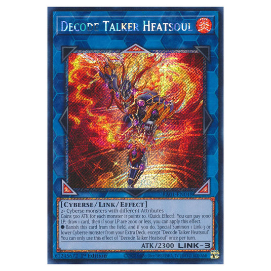 Yu-Gi-Oh! - 25th Anniversary Rarity Collection - Decode Talker Heatsoul (Platinum Rare) RA01-EN048-PR
