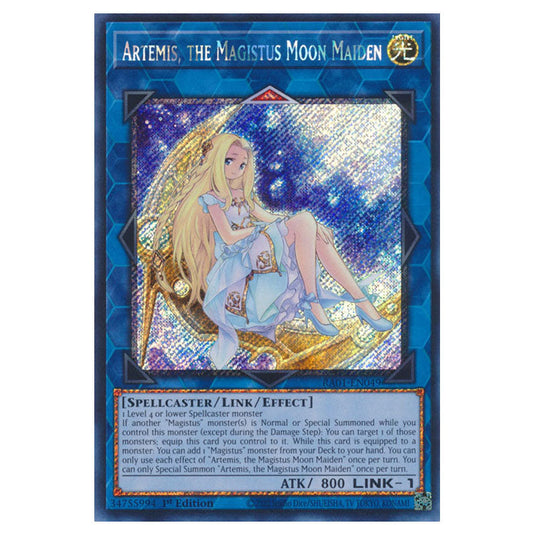 Yu-Gi-Oh! - 25th Anniversary Rarity Collection - Artemis, the Magistus Moon Maiden (Platinum Rare) RA01-EN049-PR