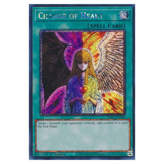 Yu-Gi-Oh! - 25th Anniversary Rarity Collection - Change of Heart (Platinum Rare) RA01-EN050-PR