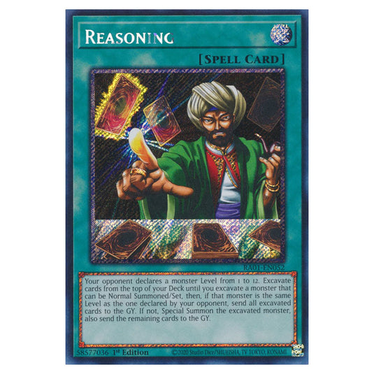 Yu-Gi-Oh! - 25th Anniversary Rarity Collection - Reasoning (Platinum Rare) RA01-EN052-PR