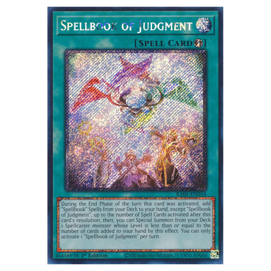 Yu-Gi-Oh! - 25th Anniversary Rarity Collection - Spellbook of Judgment (Platinum Rare) RA01-EN054-PR