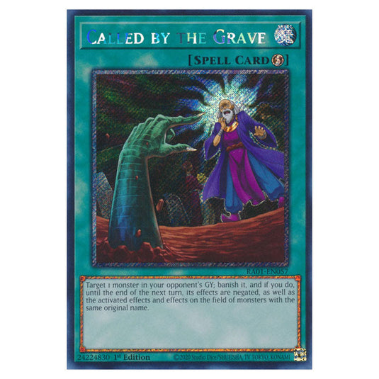 Yu-Gi-Oh! - 25th Anniversary Rarity Collection - Called by the Grave (Platinum Rare) RA01-EN057-PR