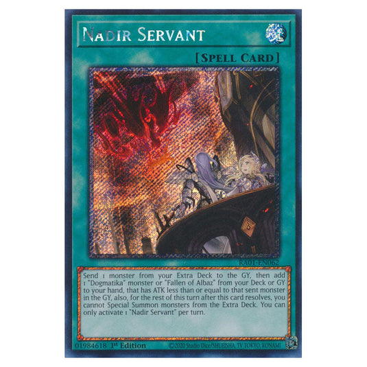 Yu-Gi-Oh! - 25th Anniversary Rarity Collection - Nadir Servant (Platinum Rare) RA01-EN062-PR