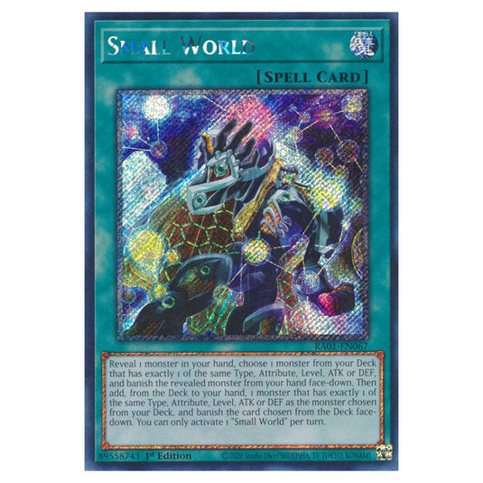 Yu-Gi-Oh! - 25th Anniversary Rarity Collection - Small World (Platinum Rare) RA01-EN067-PR