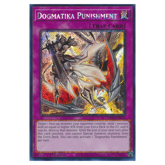 Yu-Gi-Oh! - 25th Anniversary Rarity Collection - Dogmatika Punishment (Platinum Rare) RA01-EN076-PR