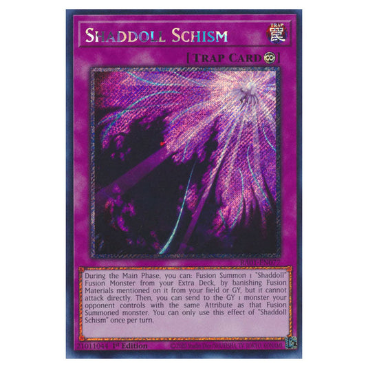 Yu-Gi-Oh! - 25th Anniversary Rarity Collection - Shaddoll Schism (Platinum Rare) RA01-EN077-PR