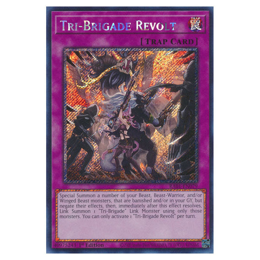 Yu-Gi-Oh! - 25th Anniversary Rarity Collection - Tri-Brigade Revolt (Platinum Rare) RA01-EN079-PR