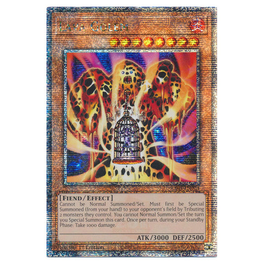 Yu-Gi-Oh! - 25th Anniversary Rarity Collection - Lava Golem (Quarter Century Secret Rare) RA01-EN001-QCSR