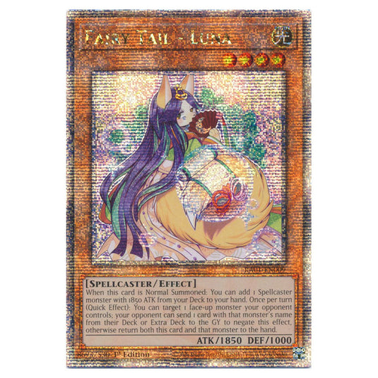 Yu-Gi-Oh! - 25th Anniversary Rarity Collection - Fairy Tail - Luna (Quarter Century Secret Rare) RA01-EN009-QCSR
