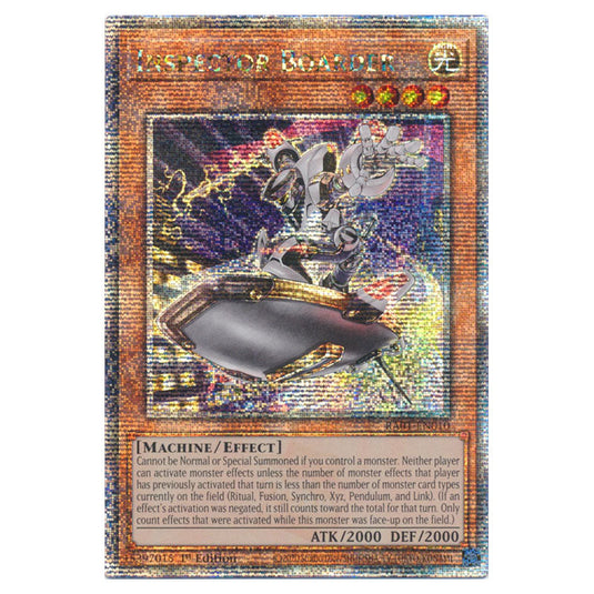 Yu-Gi-Oh! - 25th Anniversary Rarity Collection - Inspector Boarder (Quarter Century Secret Rare) RA01-EN010-QCSR