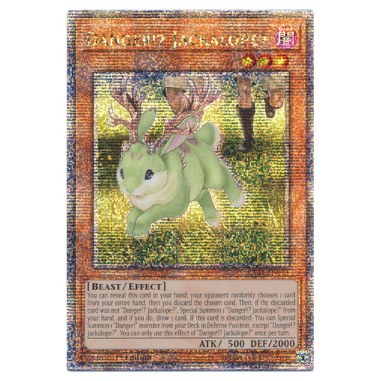 Yu-Gi-Oh! - 25th Anniversary Rarity Collection - Danger!? Jackalope? (Quarter Century Secret Rare) RA01-EN013-QCSR