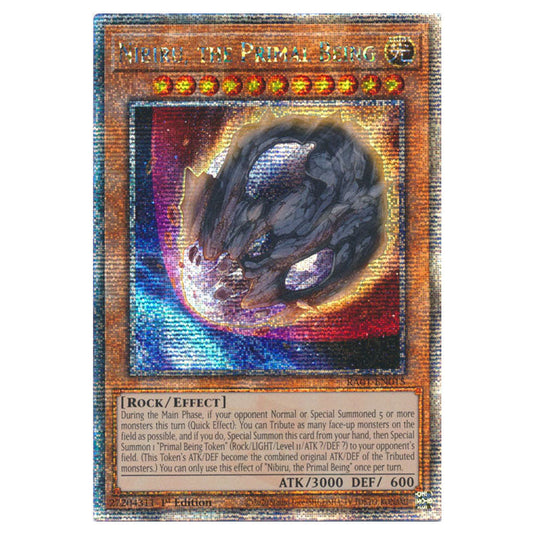 Yu-Gi-Oh! - 25th Anniversary Rarity Collection - Nibiru, the Primal Being (Quarter Century Secret Rare) RA01-EN015-QCSR