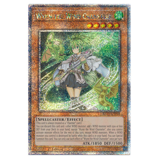 Yu-Gi-Oh! - 25th Anniversary Rarity Collection - Wynn the Wind Channeler (Quarter Century Secret Rare) RA01-EN018-QCSR