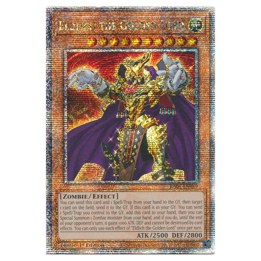 Yu-Gi-Oh! - 25th Anniversary Rarity Collection - Eldlich the Golden Lord (Quarter Century Secret Rare) RA01-EN019-QCSR