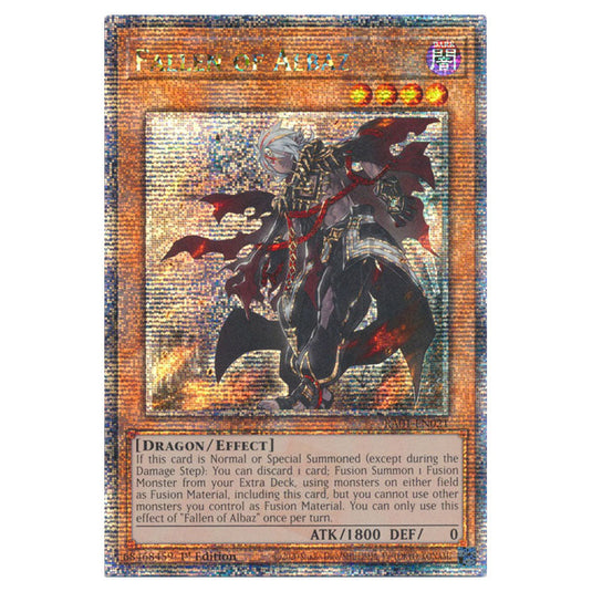 Yu-Gi-Oh! - 25th Anniversary Rarity Collection - Fallen of Albaz (Quarter Century Secret Rare) RA01-EN021-QCSR