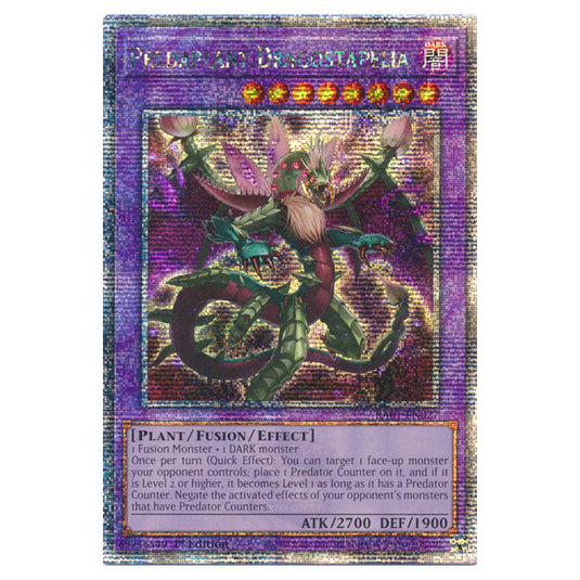 Yu-Gi-Oh! - 25th Anniversary Rarity Collection - Predaplant Dragostapelia (Quarter Century Secret Rare) RA01-EN027-QCSR