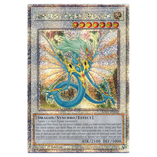 Yu-Gi-Oh! - 25th Anniversary Rarity Collection - Ancient Fairy Dragon (Quarter Century Secret Rare) RA01-EN030-QCSR