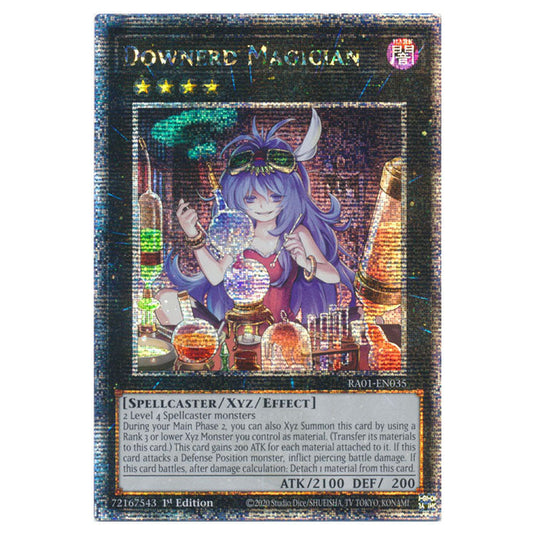 Yu-Gi-Oh! - 25th Anniversary Rarity Collection - Downerd Magician (Quarter Century Secret Rare) RA01-EN035-QCSR