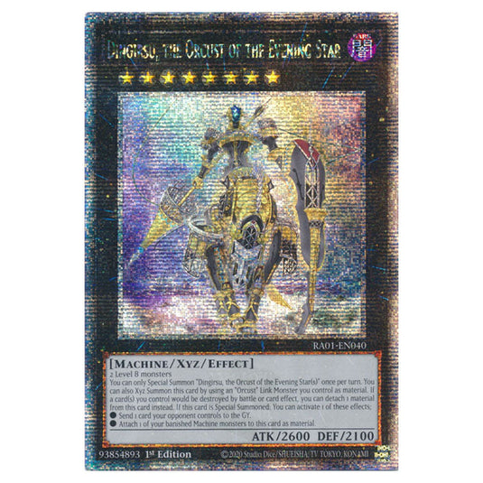 Yu-Gi-Oh! - 25th Anniversary Rarity Collection - Dingirsu, the Orcust of the Evening Star (Quarter Century Secret Rare) RA01-EN040-QCSR
