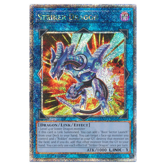 Yu-Gi-Oh! - 25th Anniversary Rarity Collection - Striker Dragon (Quarter Century Secret Rare) RA01-EN046-QCSR