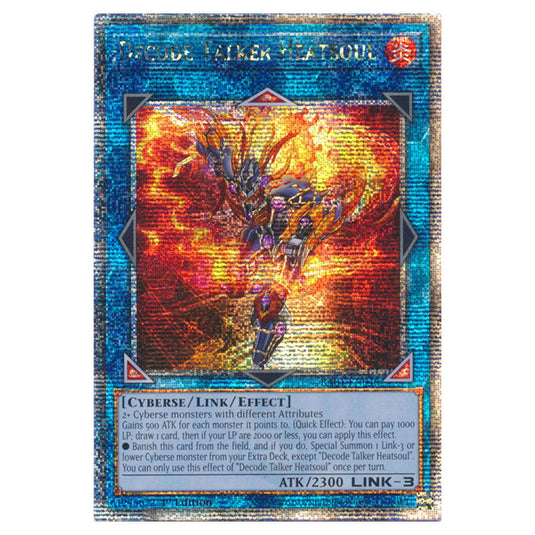 Yu-Gi-Oh! - 25th Anniversary Rarity Collection - Decode Talker Heatsoul (Quarter Century Secret Rare) RA01-EN048-QCSR