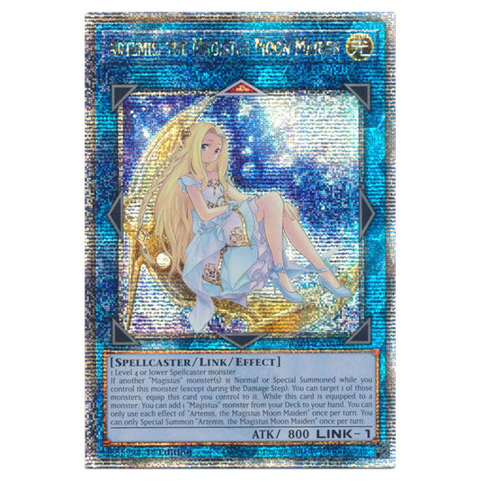 Yu-Gi-Oh! - 25th Anniversary Rarity Collection - Artemis, the Magistus Moon Maiden (Quarter Century Secret Rare) RA01-EN049-QCSR