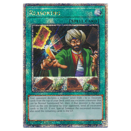 Yu-Gi-Oh! - 25th Anniversary Rarity Collection - Reasoning (Quarter Century Secret Rare) RA01-EN052-QCSR