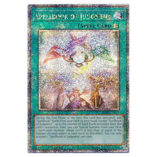 Yu-Gi-Oh! - 25th Anniversary Rarity Collection - Spellbook of Judgment (Quarter Century Secret Rare) RA01-EN054-QCSR