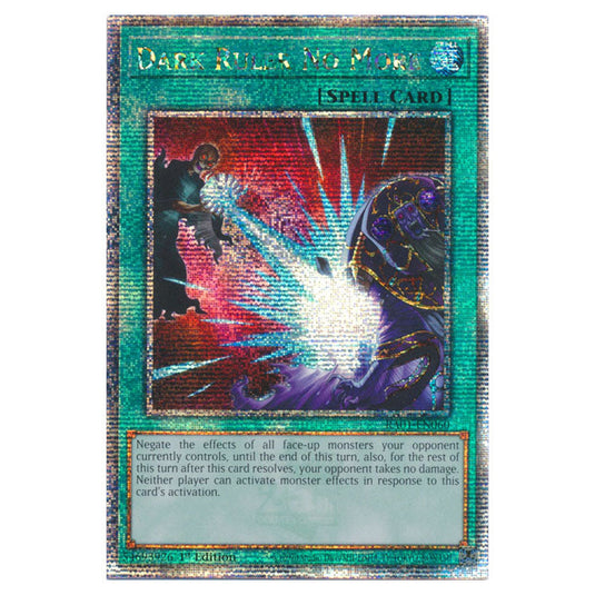 Yu-Gi-Oh! - 25th Anniversary Rarity Collection - Dark Ruler No More (Quarter Century Secret Rare) RA01-EN060-QCSR