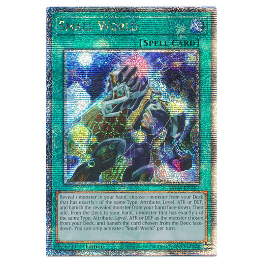 Yu-Gi-Oh! - 25th Anniversary Rarity Collection - Small World (Quarter Century Secret Rare) RA01-EN067-QCSR