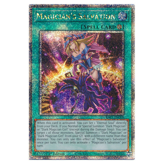 Yu-Gi-Oh! - 25th Anniversary Rarity Collection - Magician's Salvation (Quarter Century Secret Rare) RA01-EN068-QCSR