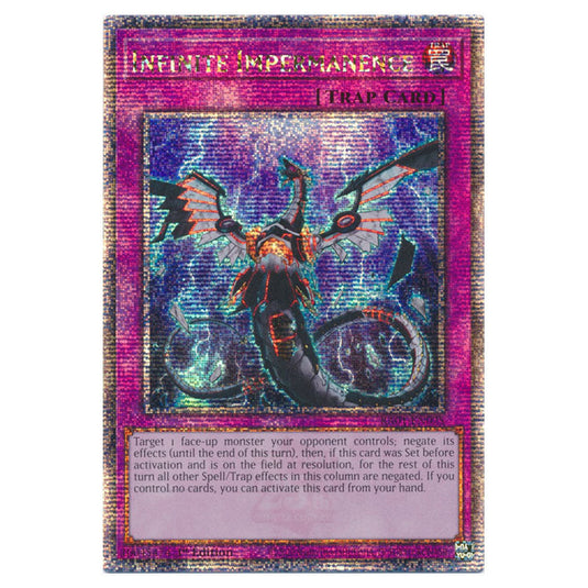 Yu-Gi-Oh! - 25th Anniversary Rarity Collection - Infinite Impermanence (Quarter Century Secret Rare) RA01-EN075-QCSR