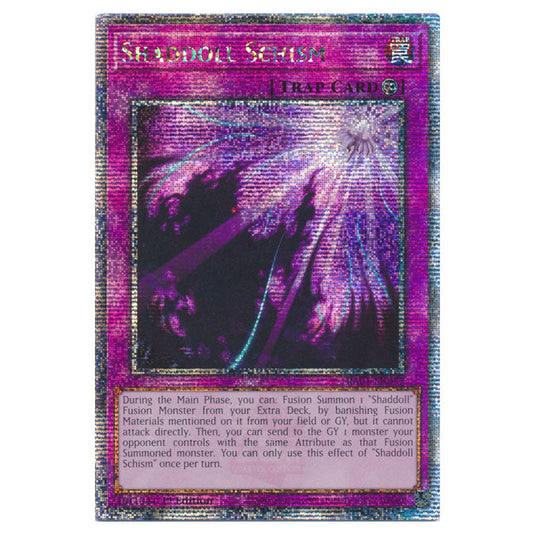 Yu-Gi-Oh! - 25th Anniversary Rarity Collection - Shaddoll Schism (Quarter Century Secret Rare) RA01-EN077-QCSR