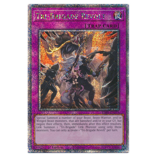 Yu-Gi-Oh! - 25th Anniversary Rarity Collection - Tri-Brigade Revolt (Quarter Century Secret Rare) RA01-EN079-QCSR